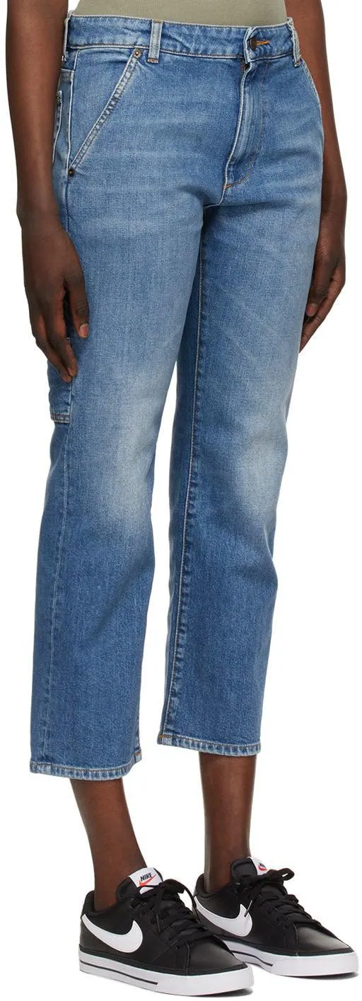 6397 Blue Faded Carpenter Jeans