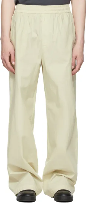 Acne Studios Green Fluid Trousers