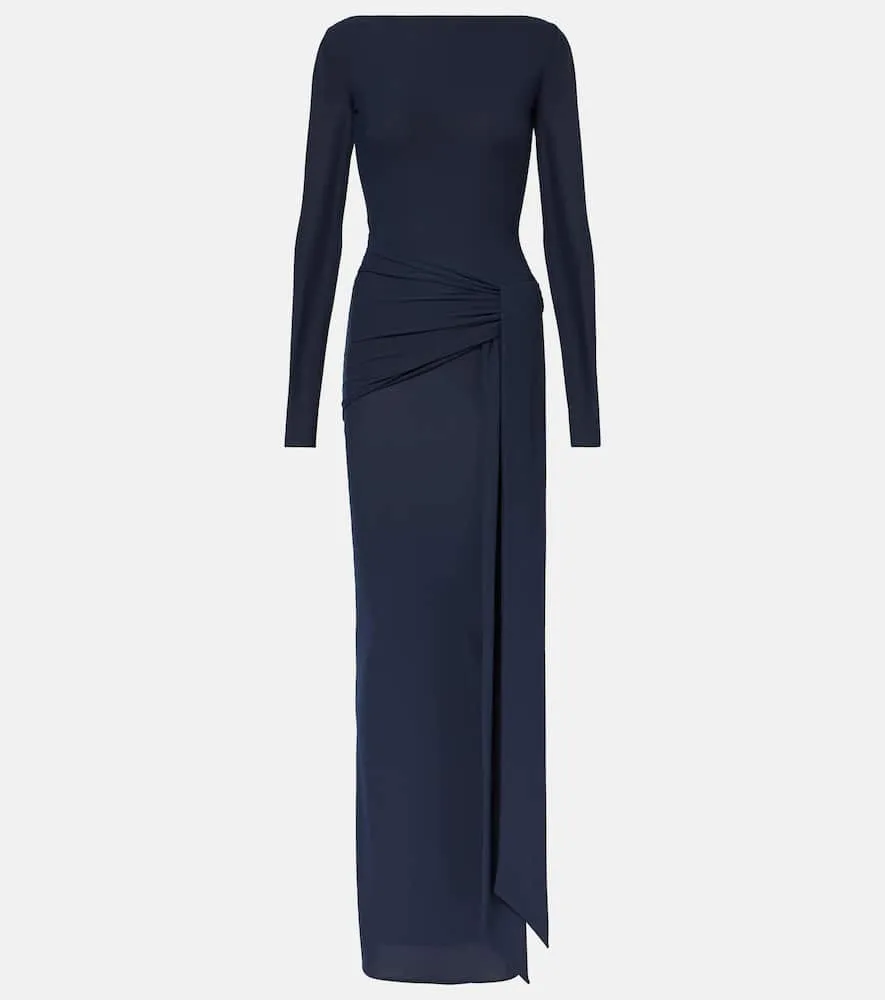 Alex Perry Semi-sheer gathered gown