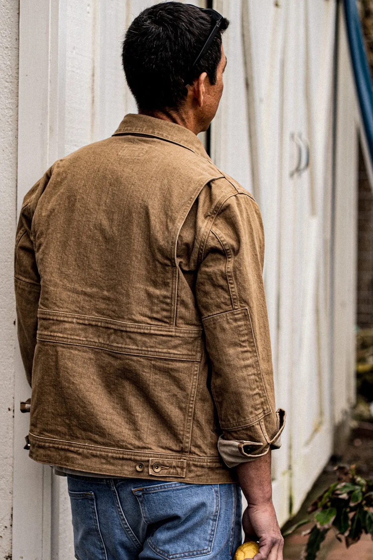 Artcher Jacket | 14oz Broken Twill Denim Wheat