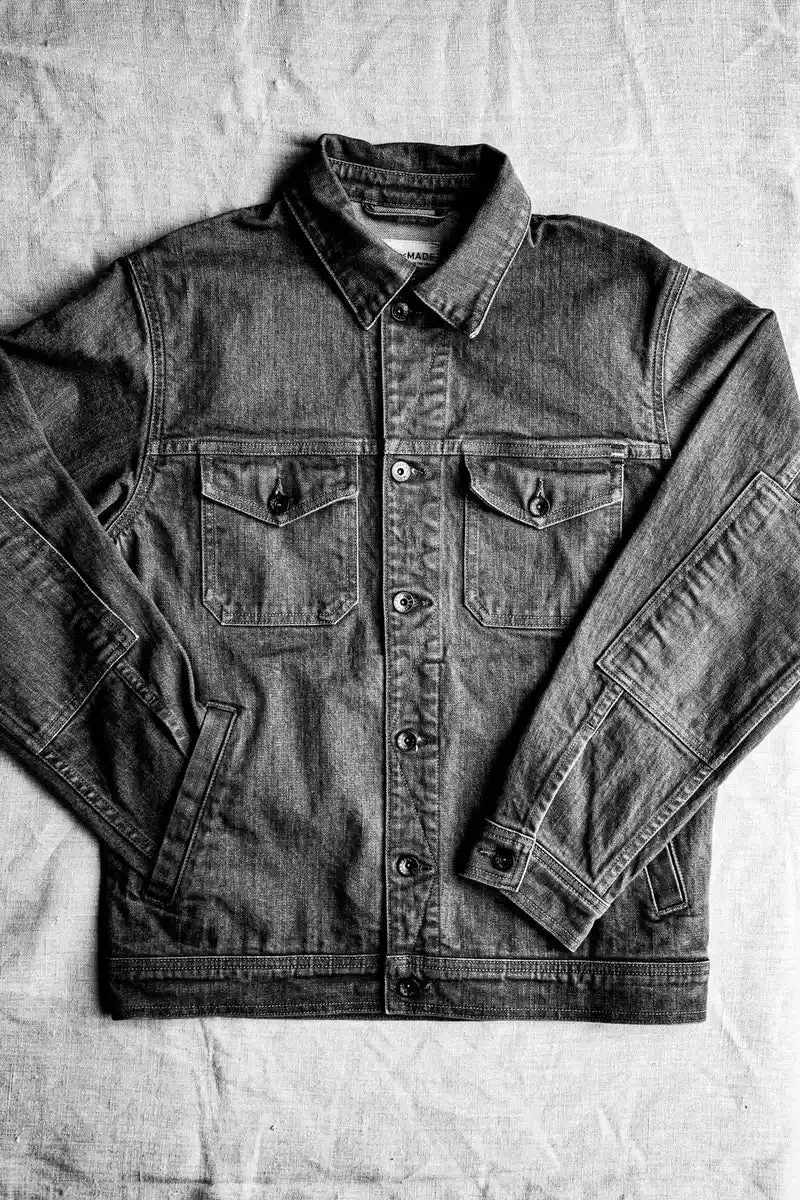 Artcher Jacket | 14oz Broken Twill Denim Wheat