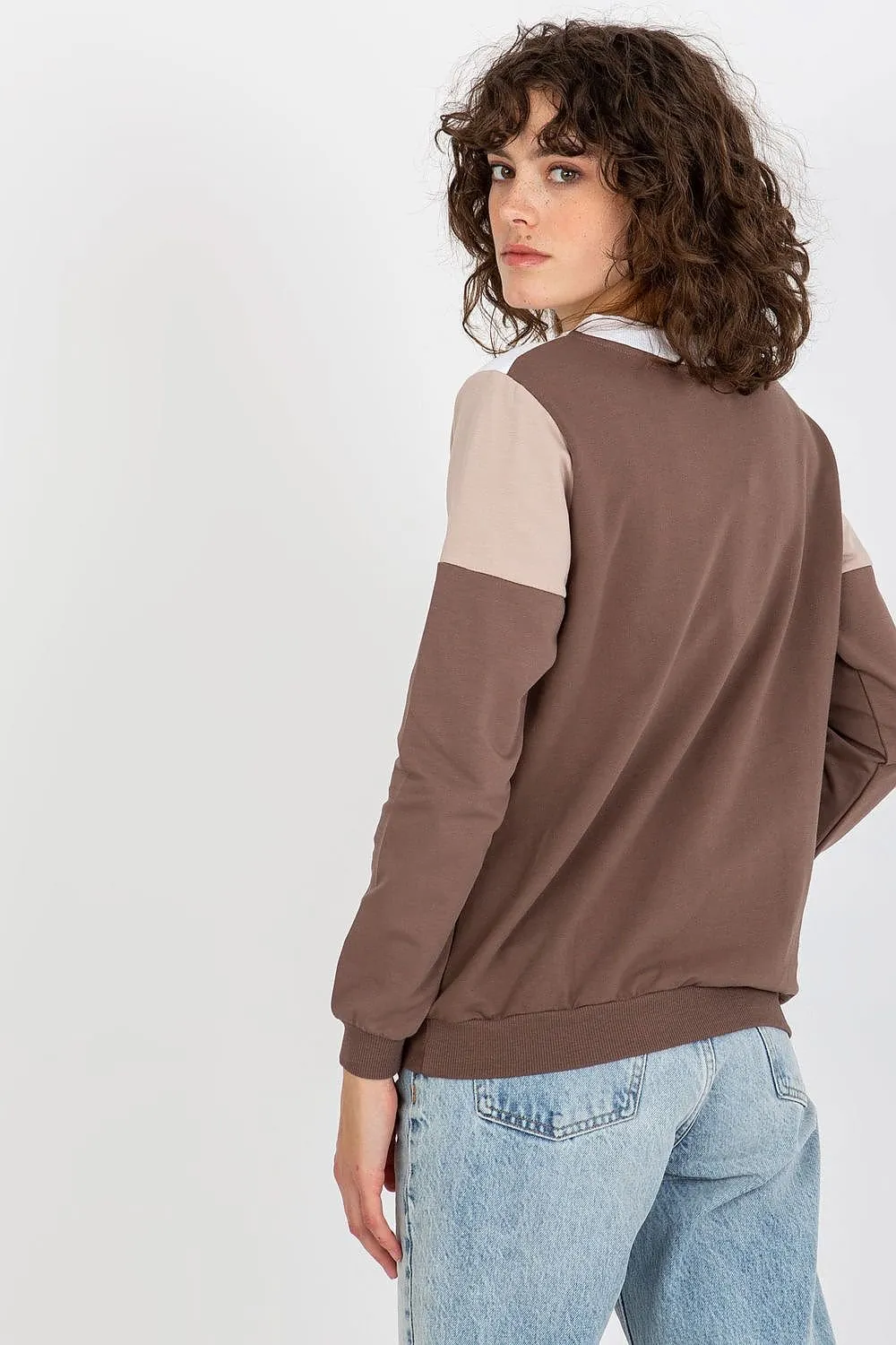 Chic Heart Neckline Cozy Sweatshirt