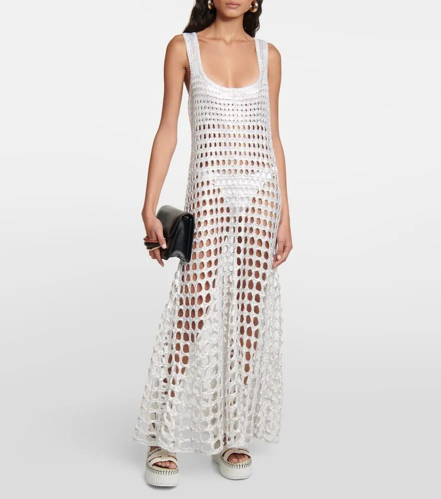 Chloe Crochet silk maxi dress