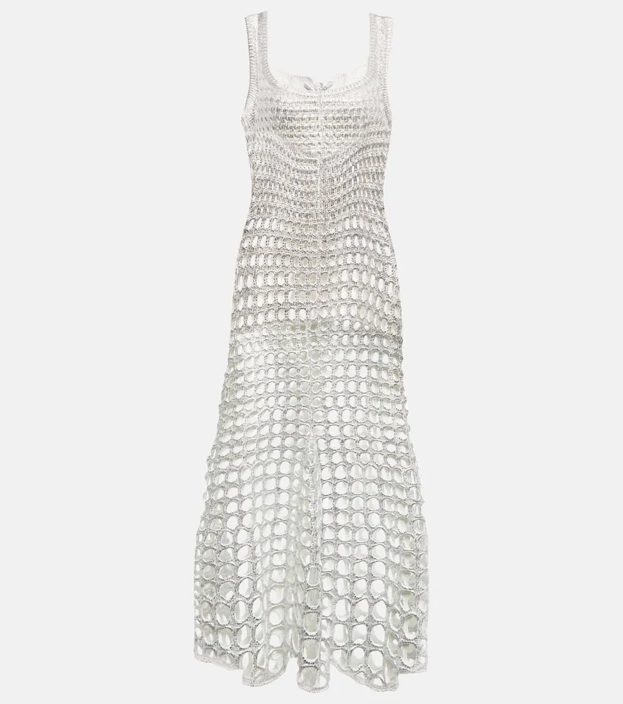 Chloe Crochet silk maxi dress