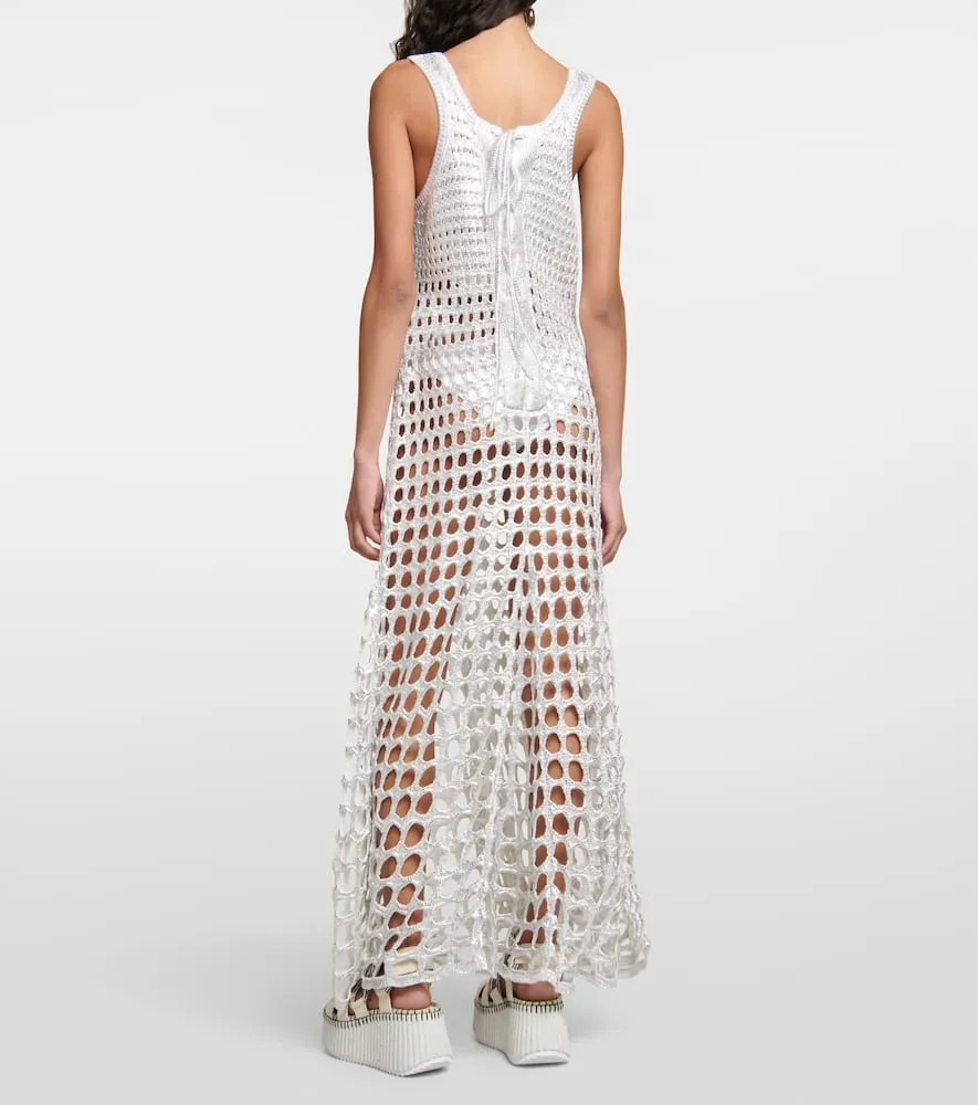 Chloe Crochet silk maxi dress
