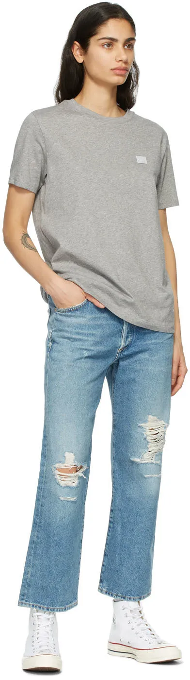 Citizens of Humanity Blue Emery High-Rise Crop Jeans