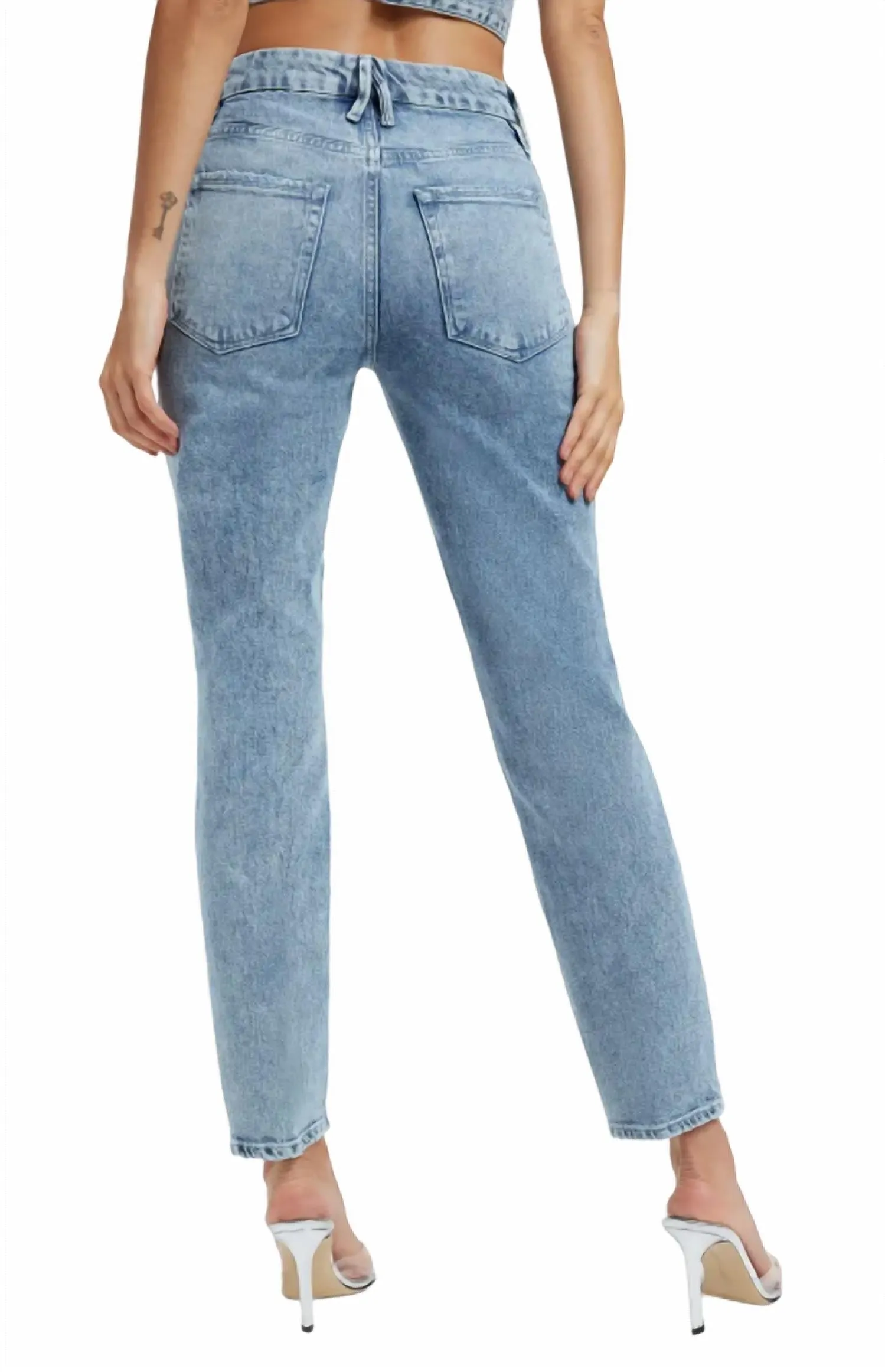Classic High Waist Straight Leg Jeans