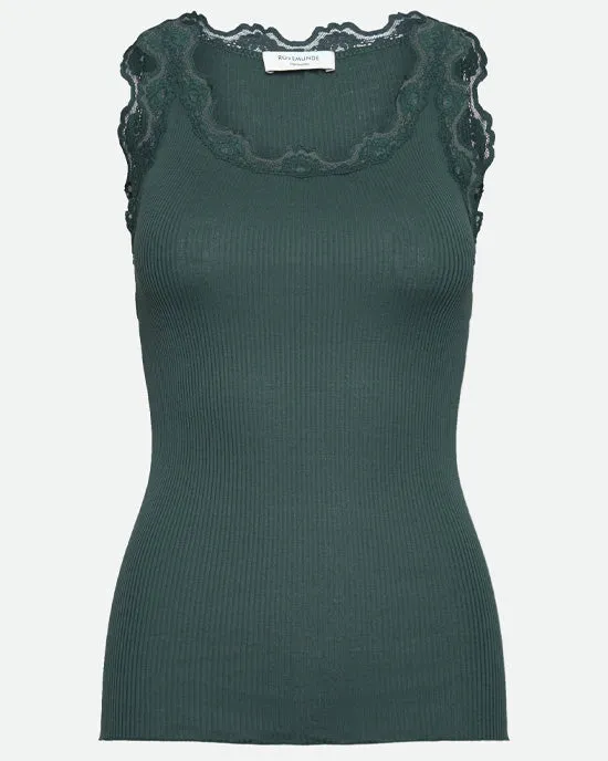 Classic silk top Sea Moss