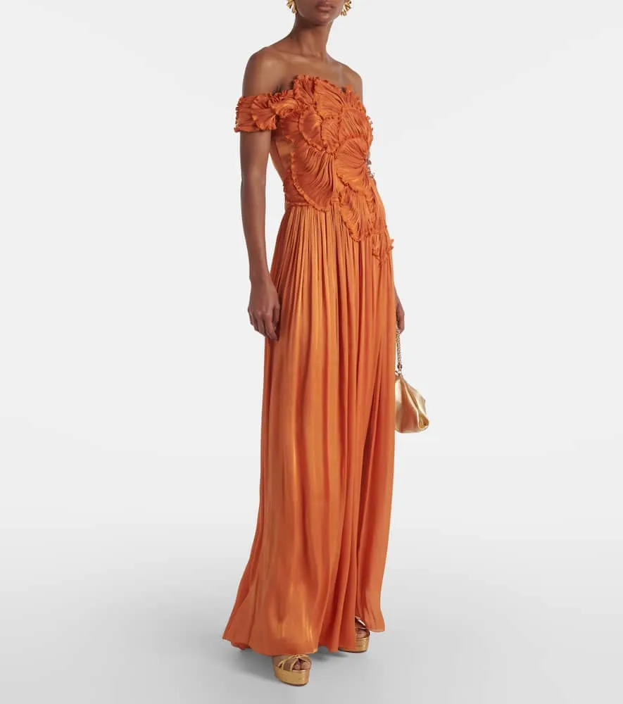 Costarellos Isla embellished gown