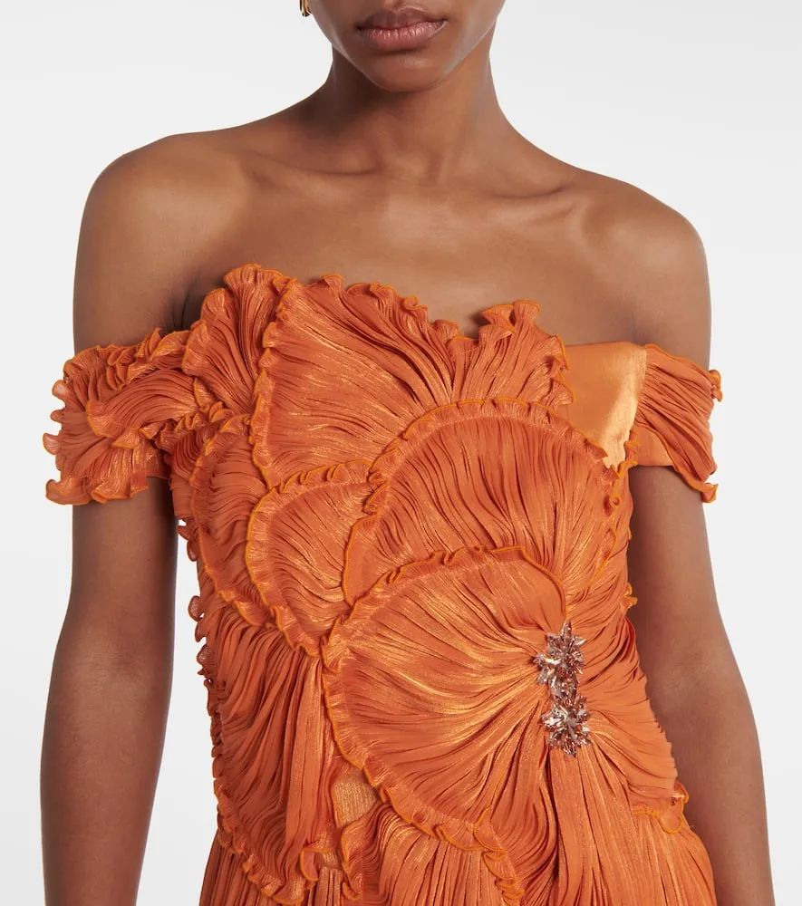Costarellos Isla embellished gown