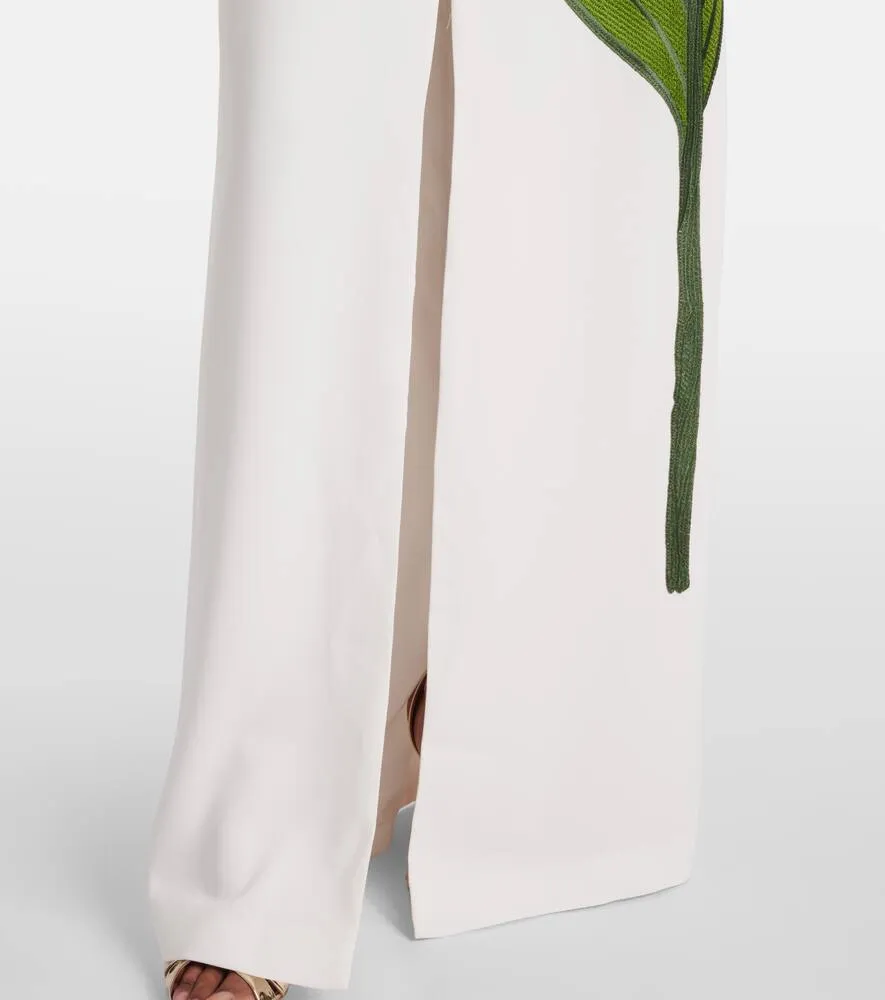Costarellos Jennis floral sequined cr√É¬™pe maxi dress