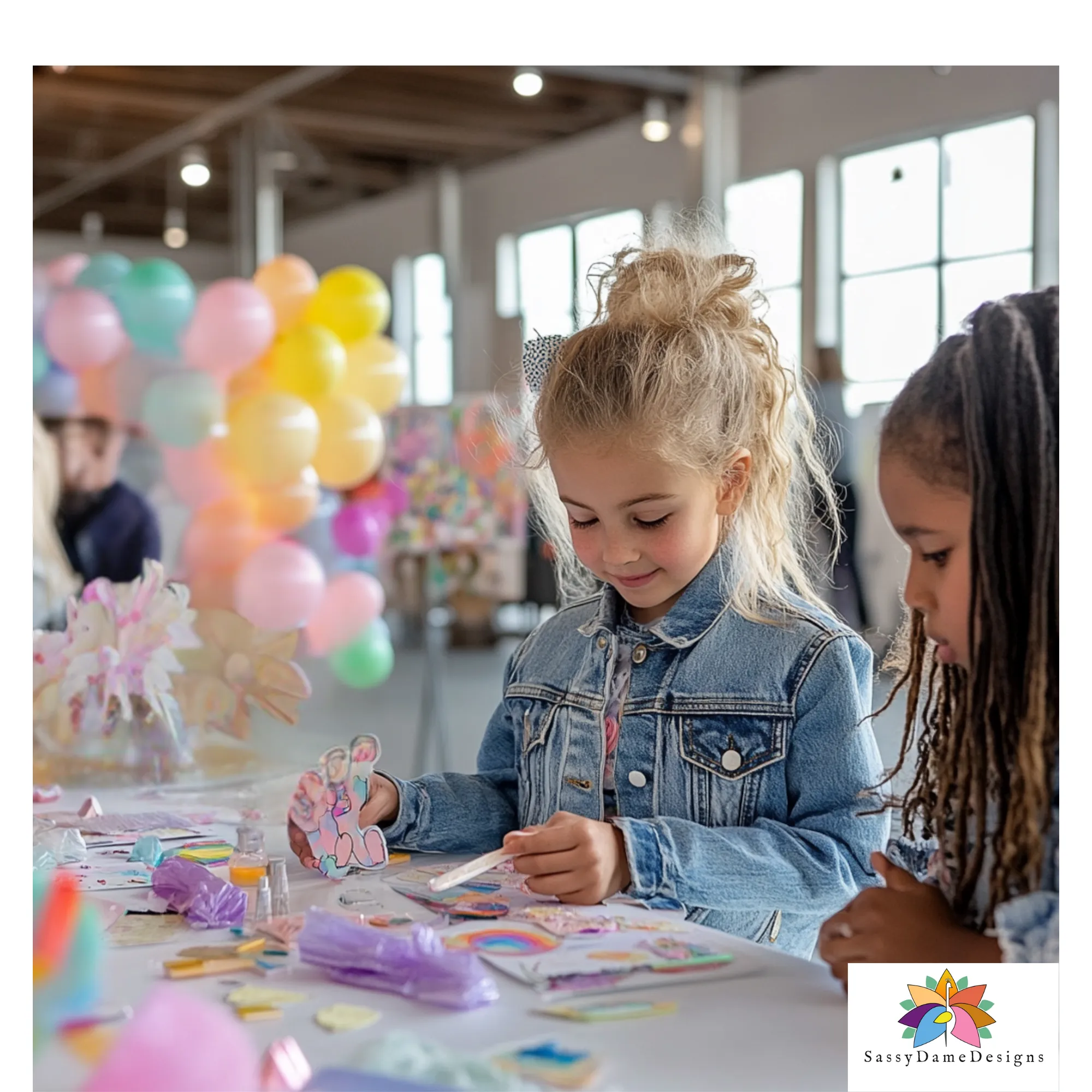 DIY Party: Custom Denim Jackets for Kids Edition!