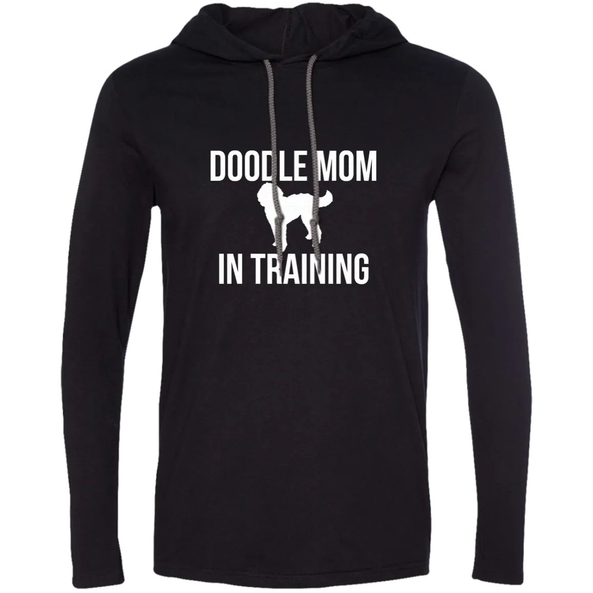 Doodle Mom In Training LS T-Shirt Hoodie - Goldendoodle or Labradoodle
