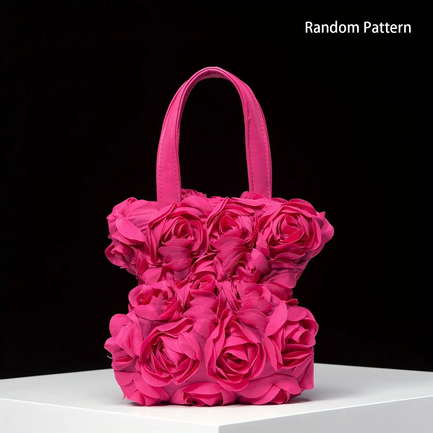 Elegant Rose Satchel Bag