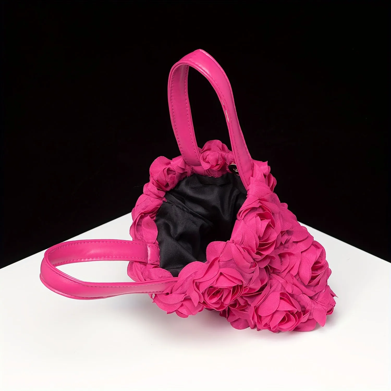 Elegant Rose Satchel Bag