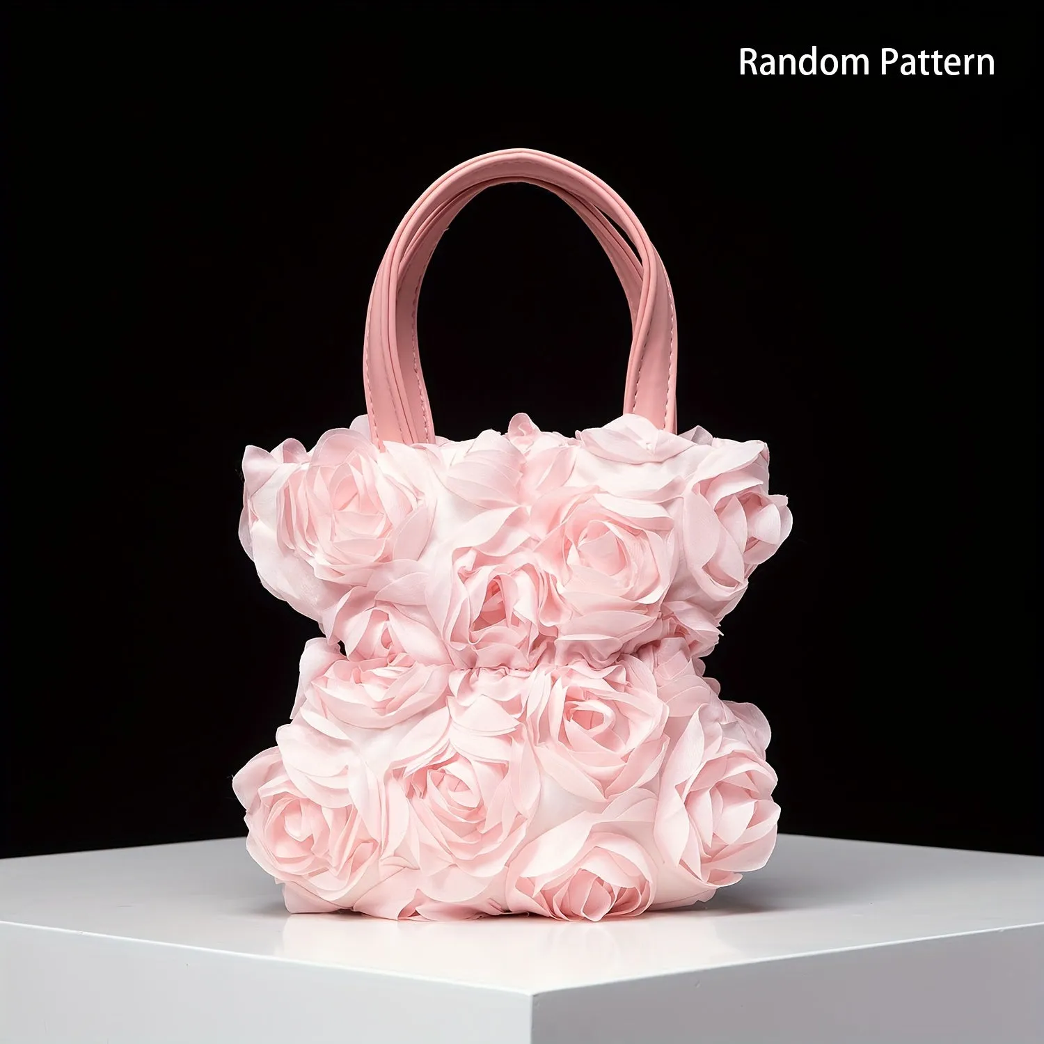 Elegant Rose Satchel Bag