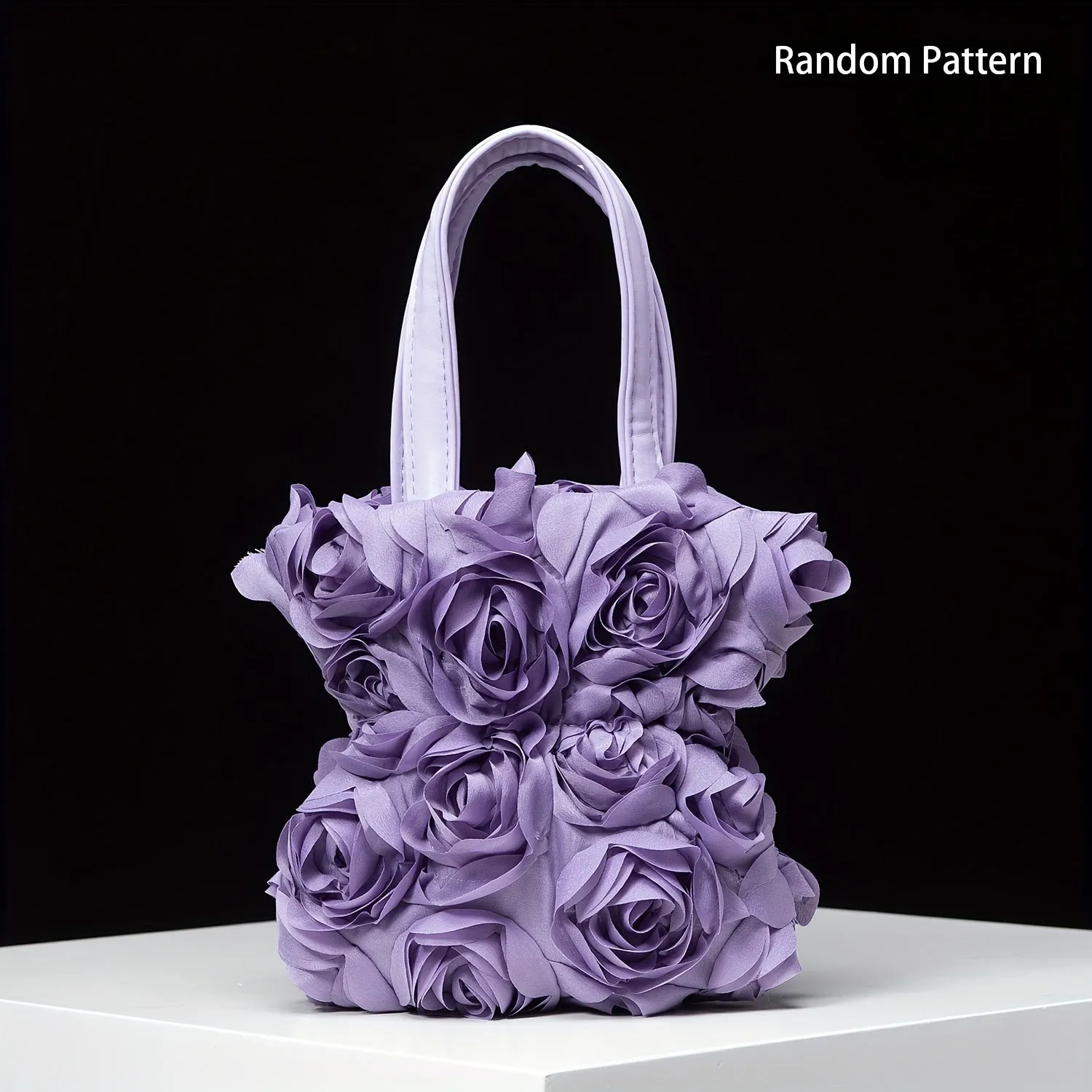 Elegant Rose Satchel Bag