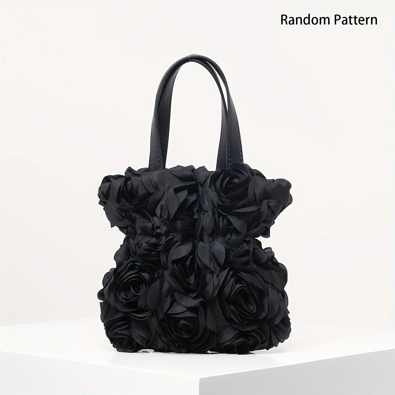 Elegant Rose Satchel Bag