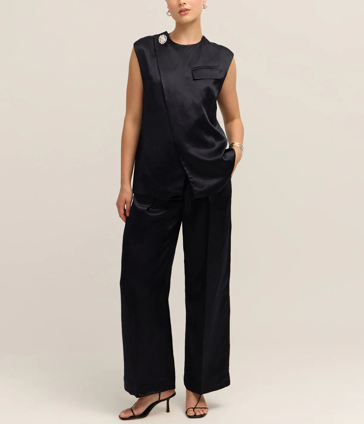 Enzo Pant in Black