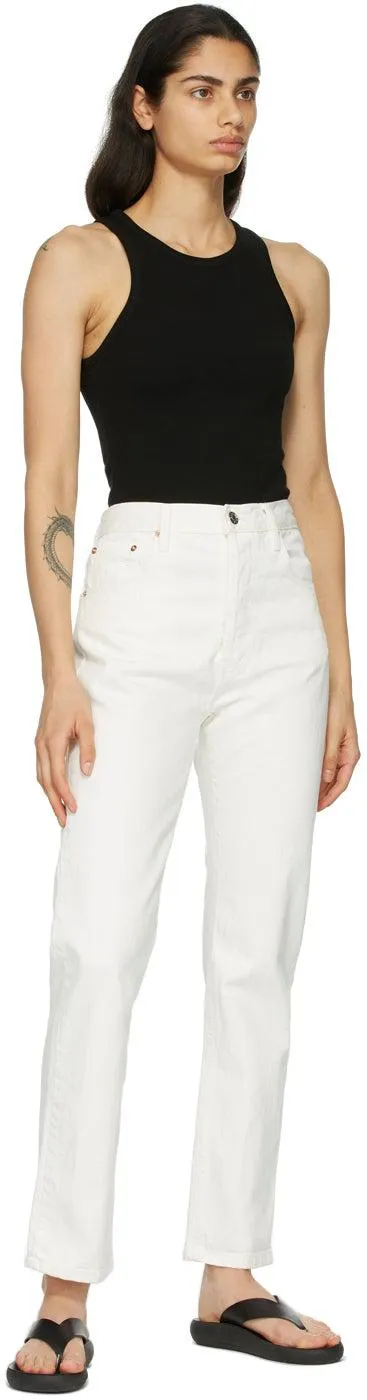 Esse Studios Off-White Denim Rigid Jeans