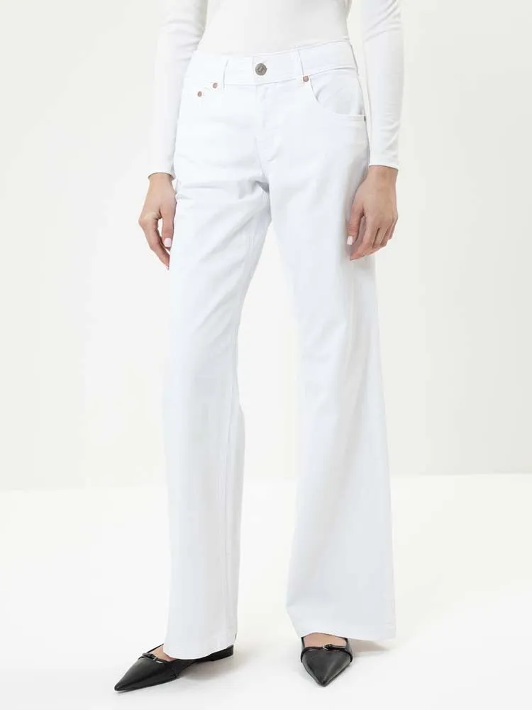 H White Wide Leg Jeans