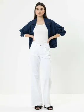 H White Wide Leg Jeans