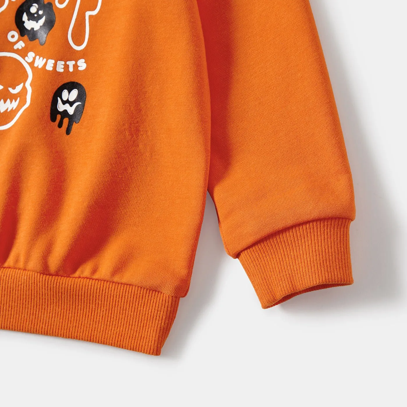 Halloween Glow In The Dark Solid Ghost Print Tops