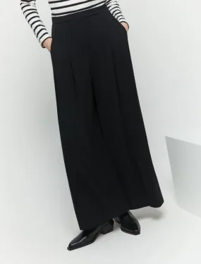 IBLUES Black Wide Trousers