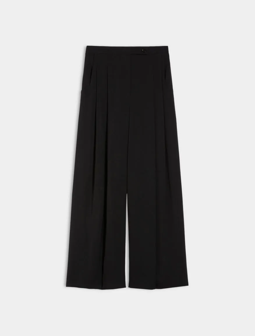 IBLUES Black Wide Trousers