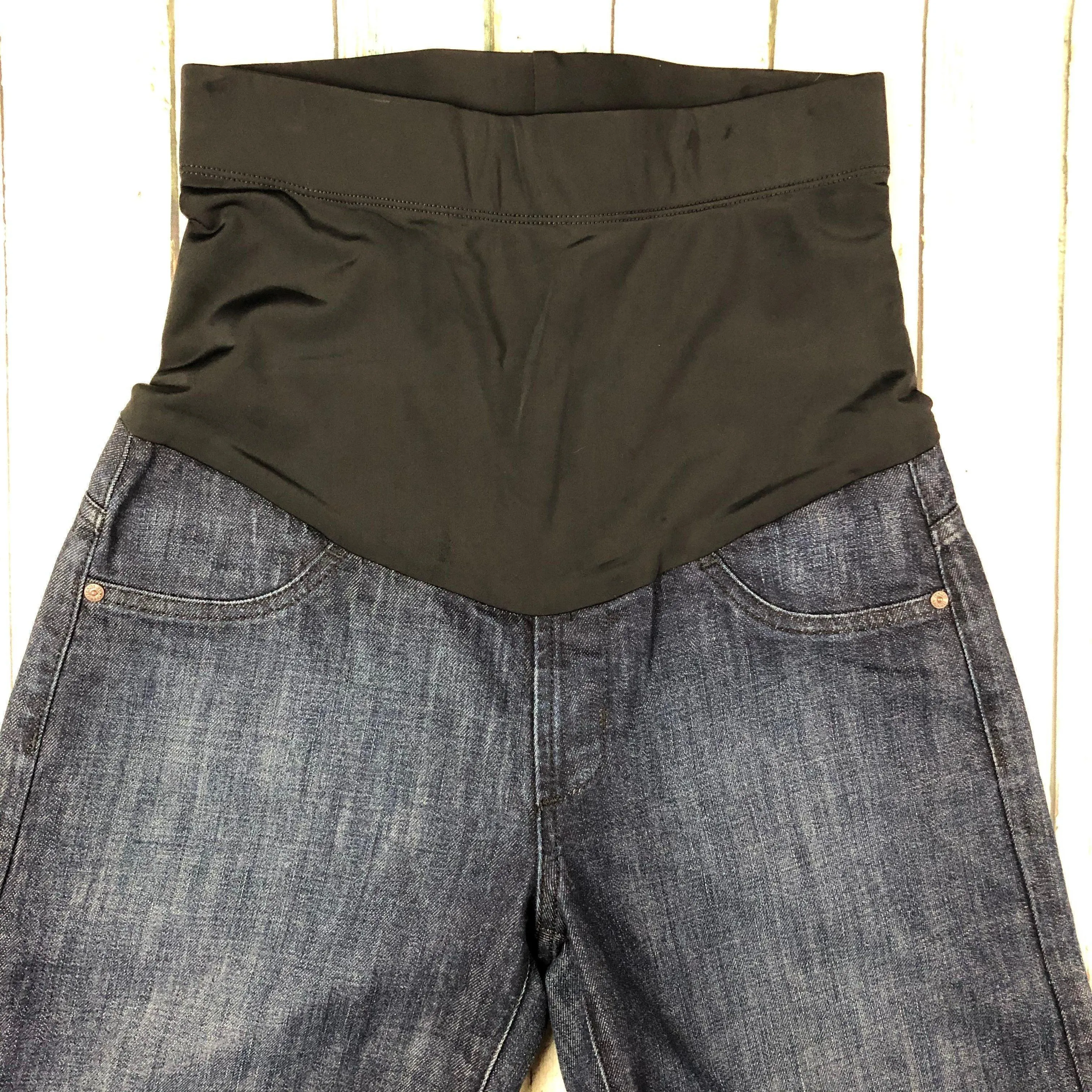 James Jeans Belly Panel 'Carlotta' Cropped Maternity Cullotes -Size 28