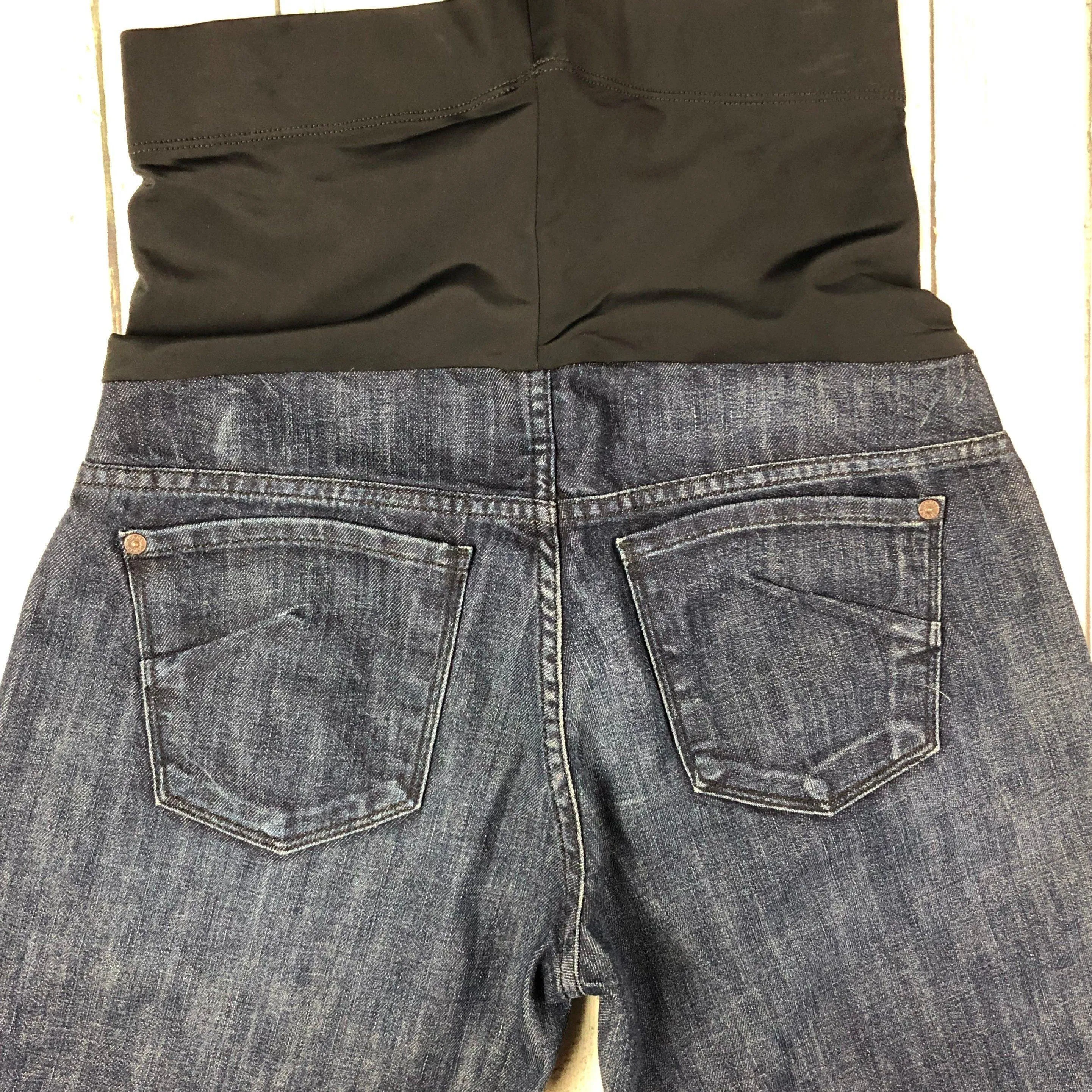 James Jeans Belly Panel 'Carlotta' Cropped Maternity Cullotes -Size 28