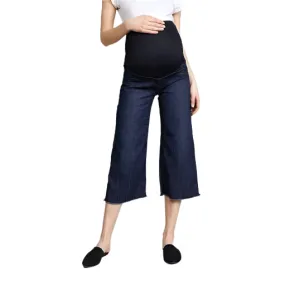 James Jeans Belly Panel 'Carlotta' Cropped Maternity Cullotes -Size 28