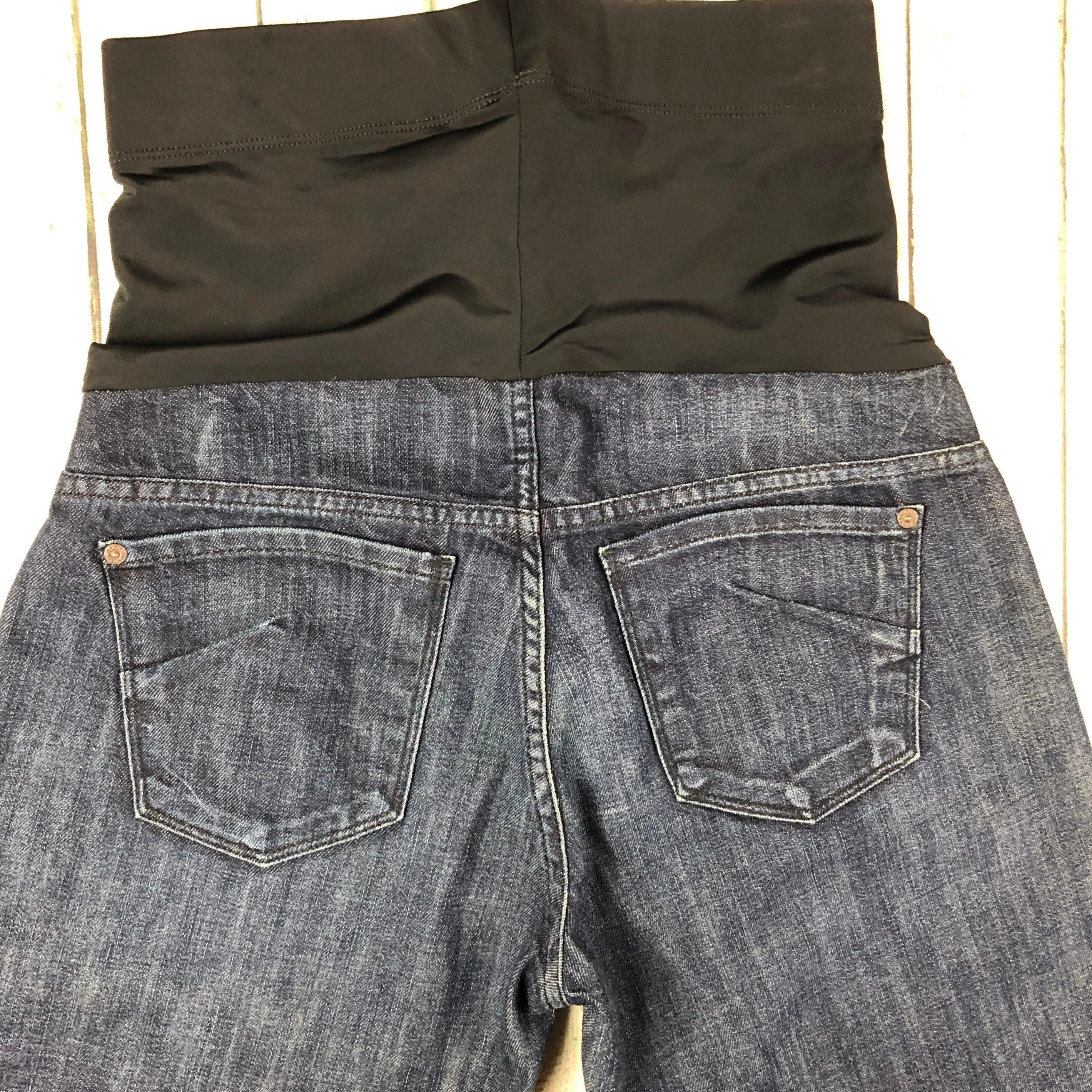 James Jeans Belly Panel 'Carlotta' Cropped Maternity Cullotes -Size 28