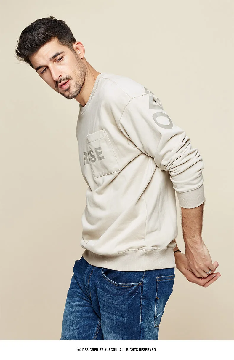 KUEGOU Denim Stylish Sweatshirt