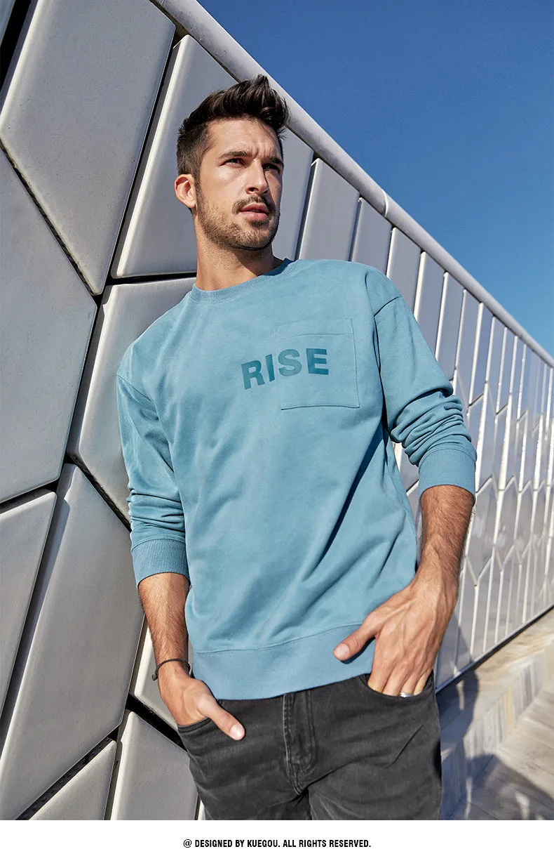 KUEGOU Denim Stylish Sweatshirt