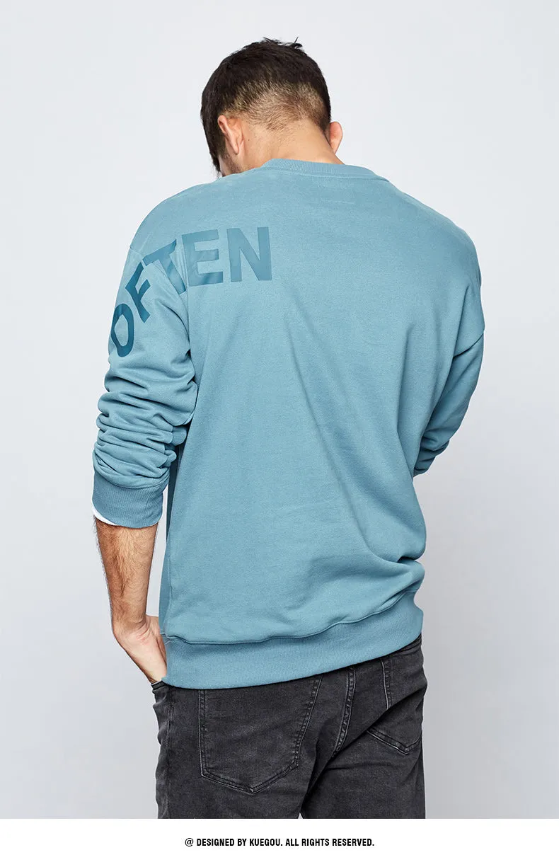 KUEGOU Denim Stylish Sweatshirt