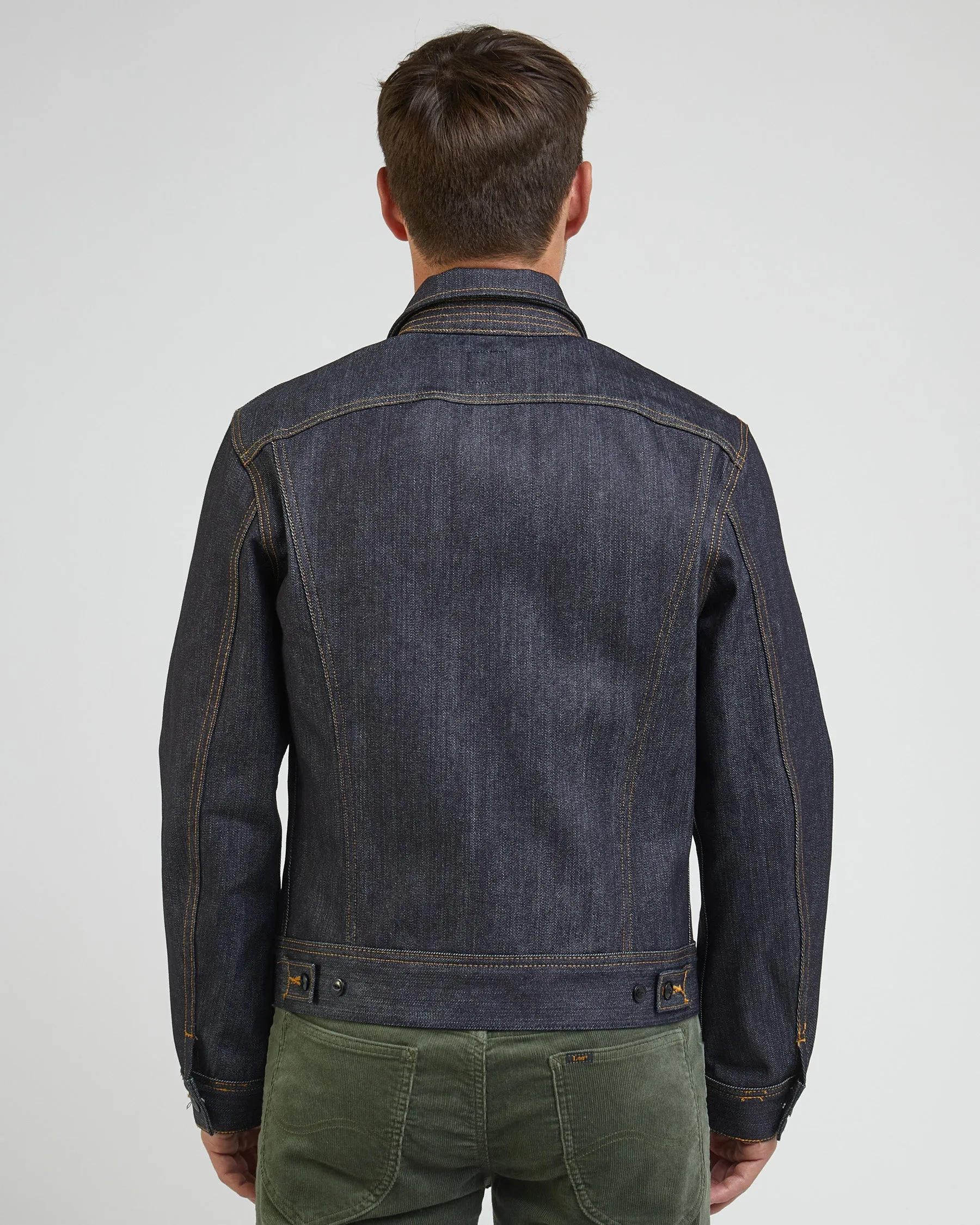 Lee 101 15oz Recycled Selvedge Denim Rider Jacket - Dry