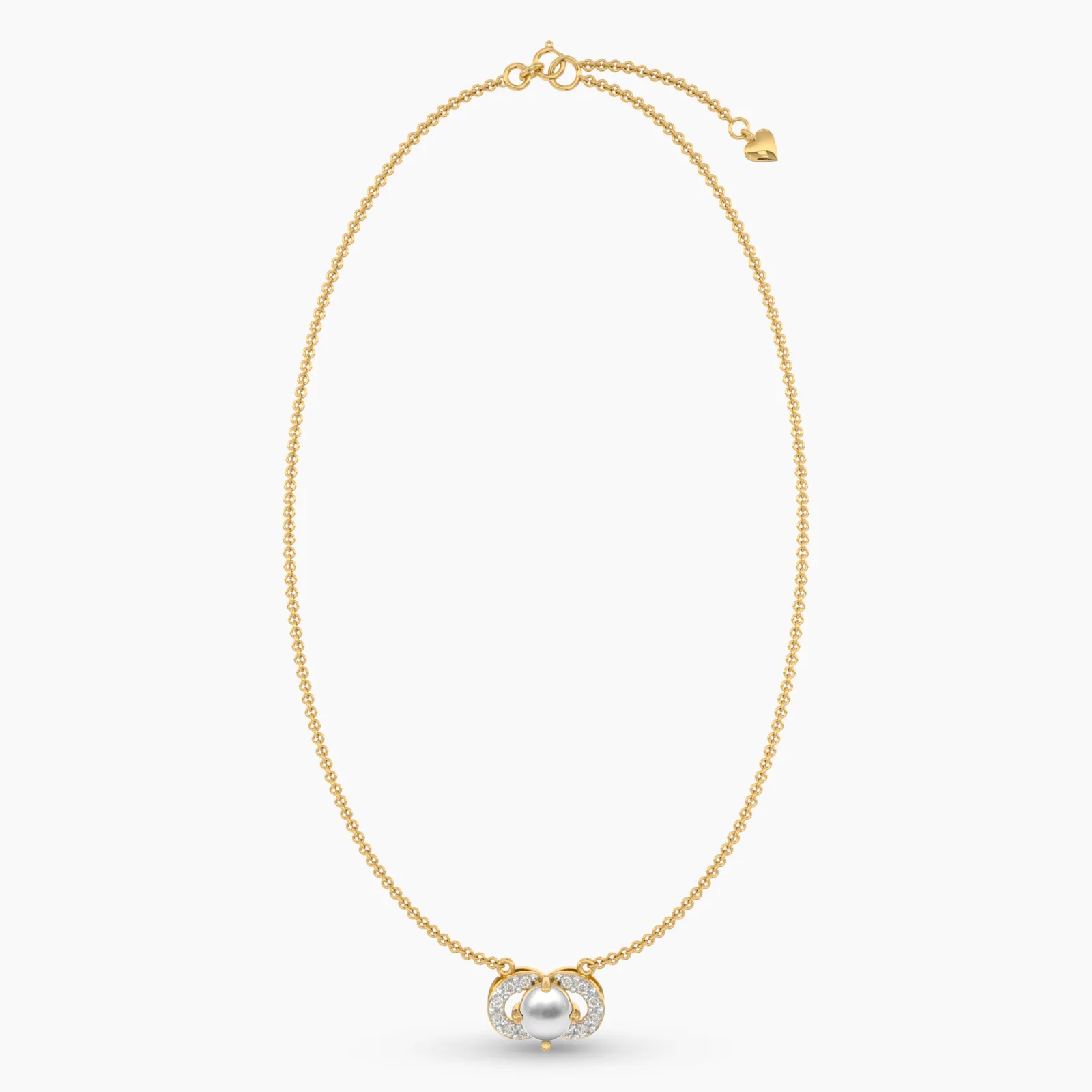 Little Pearl Diamond Necklace