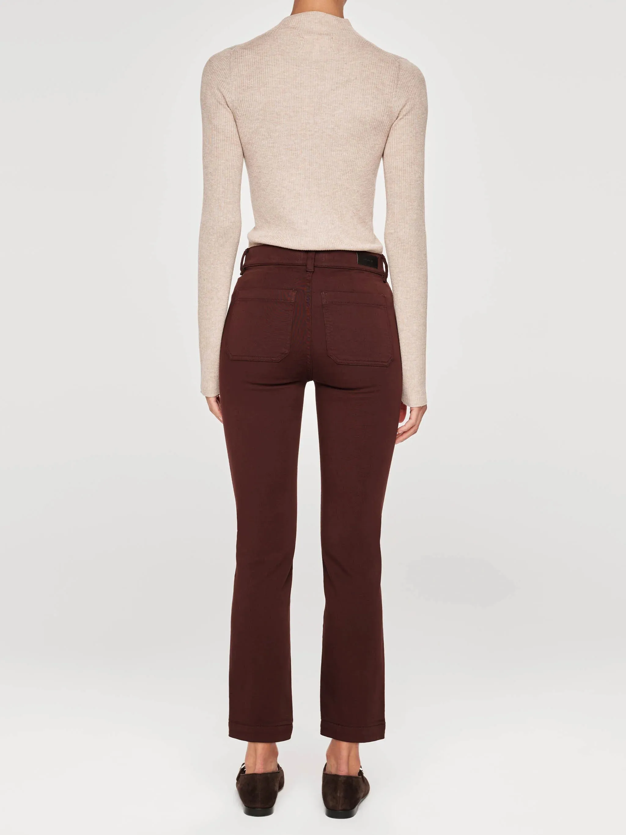 Mara Straight Ankle Jeans Bark