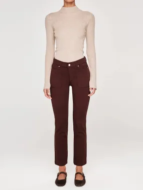 Mara Straight Ankle Jeans Bark
