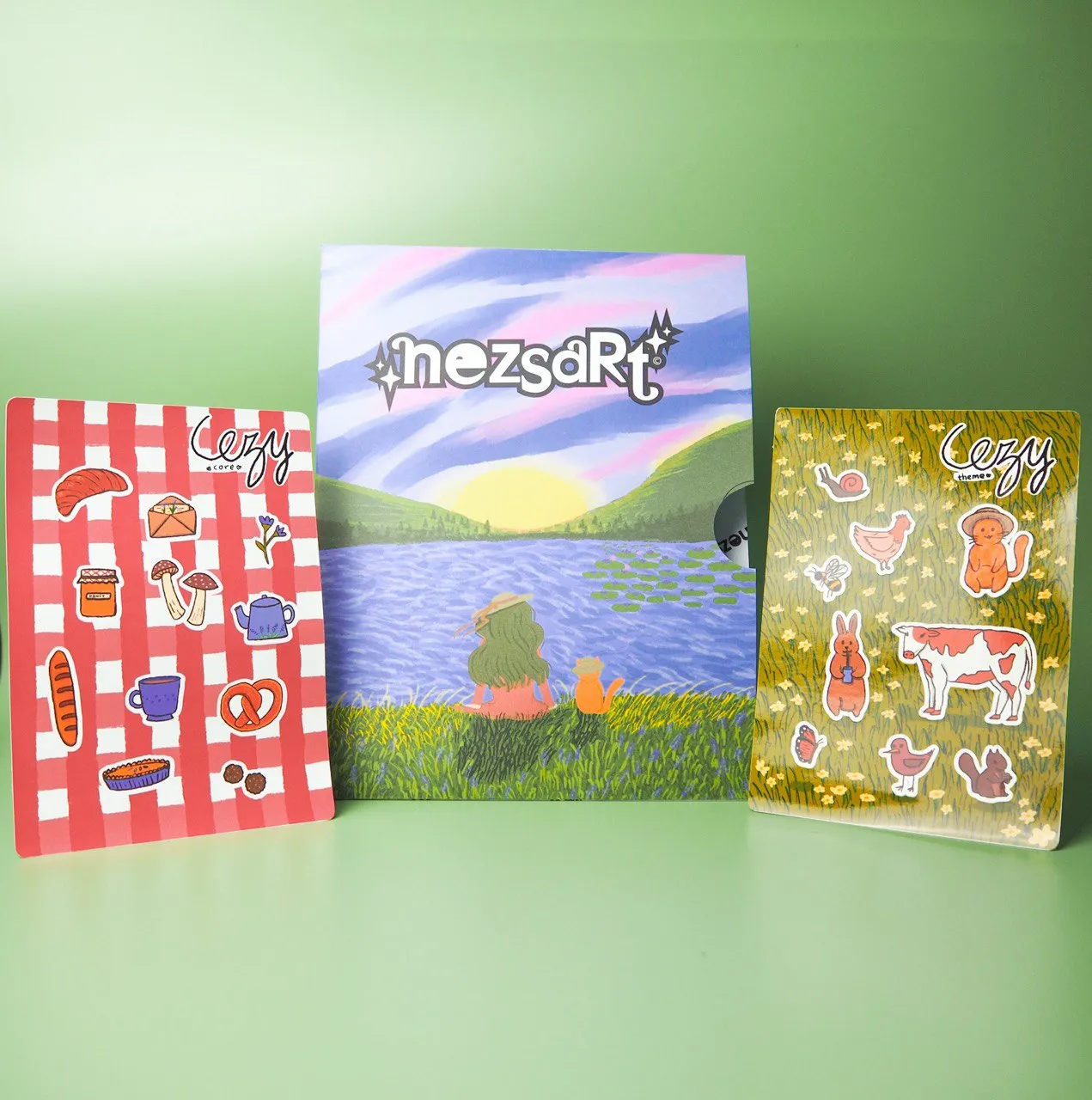 NEZS.ART Cozy Theme Sticker set