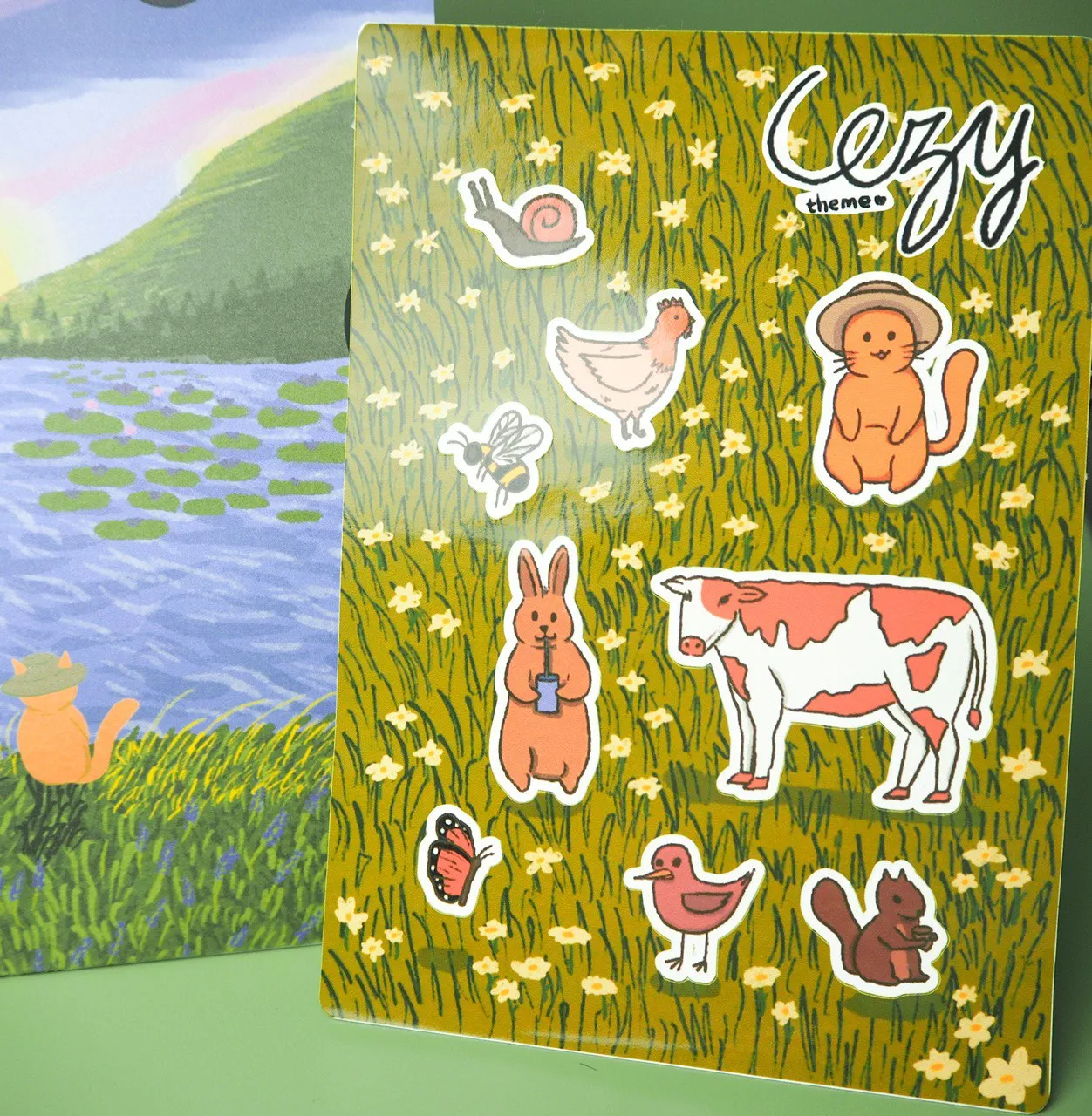 NEZS.ART Cozy Theme Sticker set