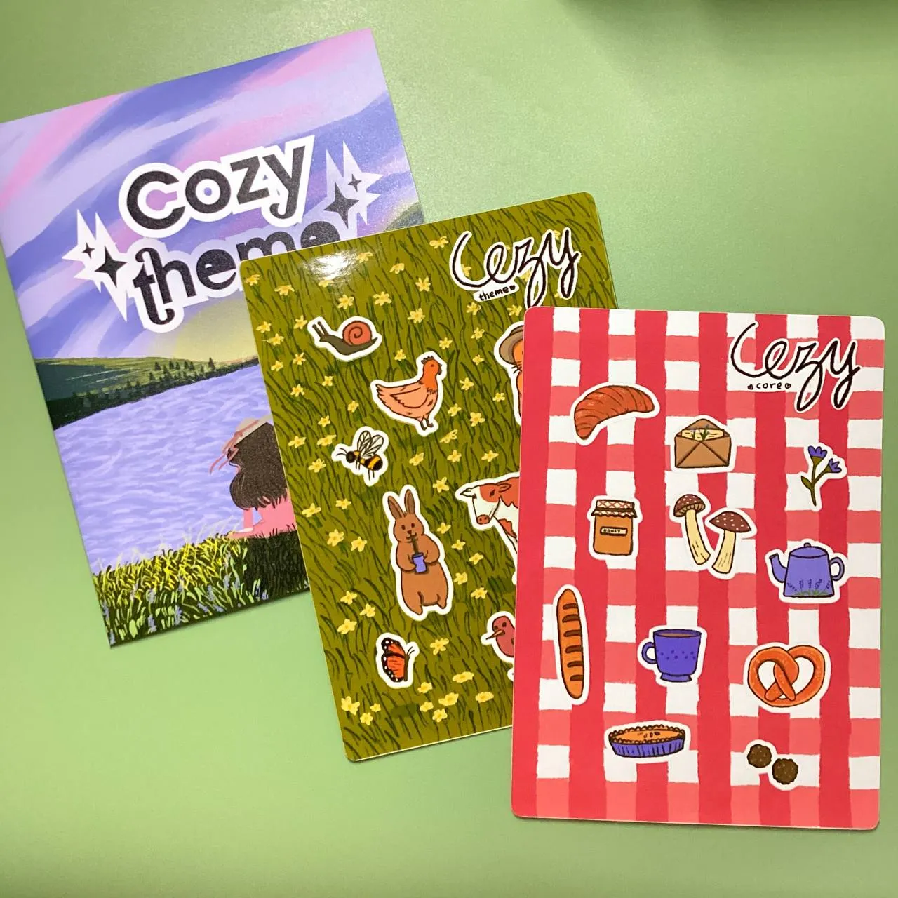 NEZS.ART Cozy Theme Sticker set