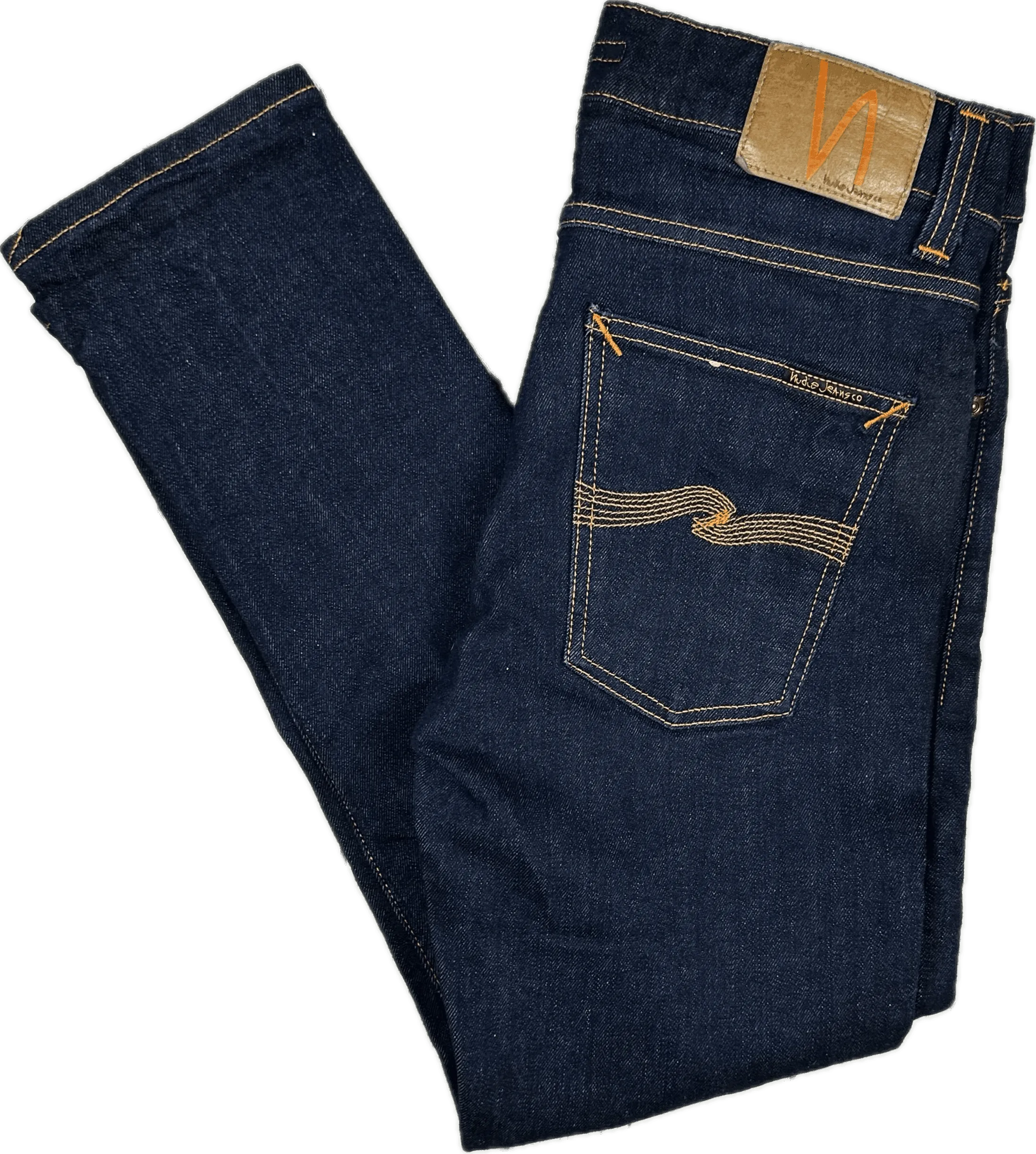 Nudie 'Lean Dean' Dry 16 Drips Wash  Jeans- Size 30/28