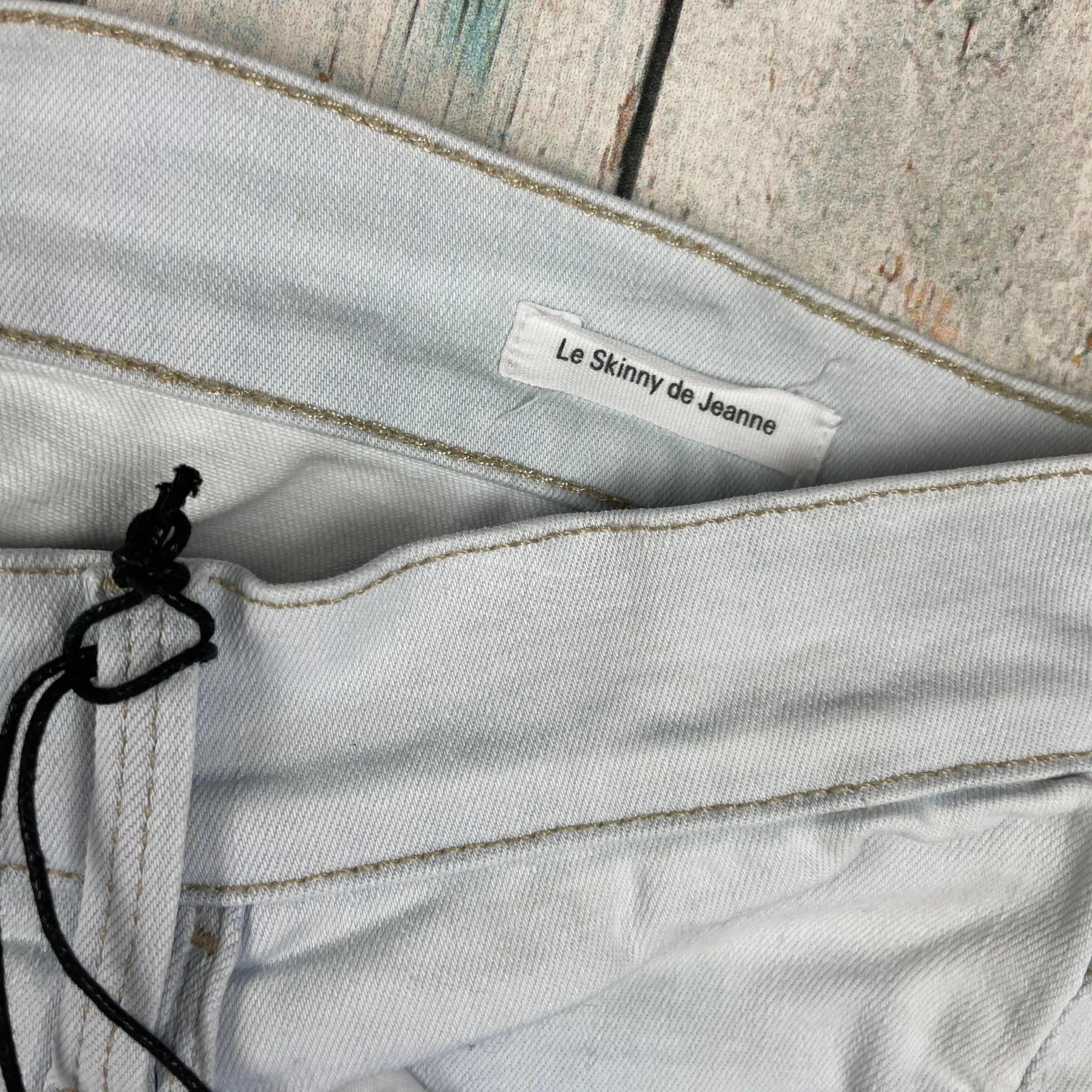 NWT- Frame Denim 'Le Skinny de Jeanne' Patched Jeans -Size 30
