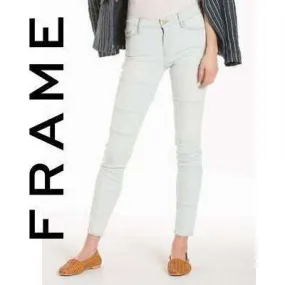 NWT- Frame Denim 'Le Skinny de Jeanne' Patched Jeans -Size 30