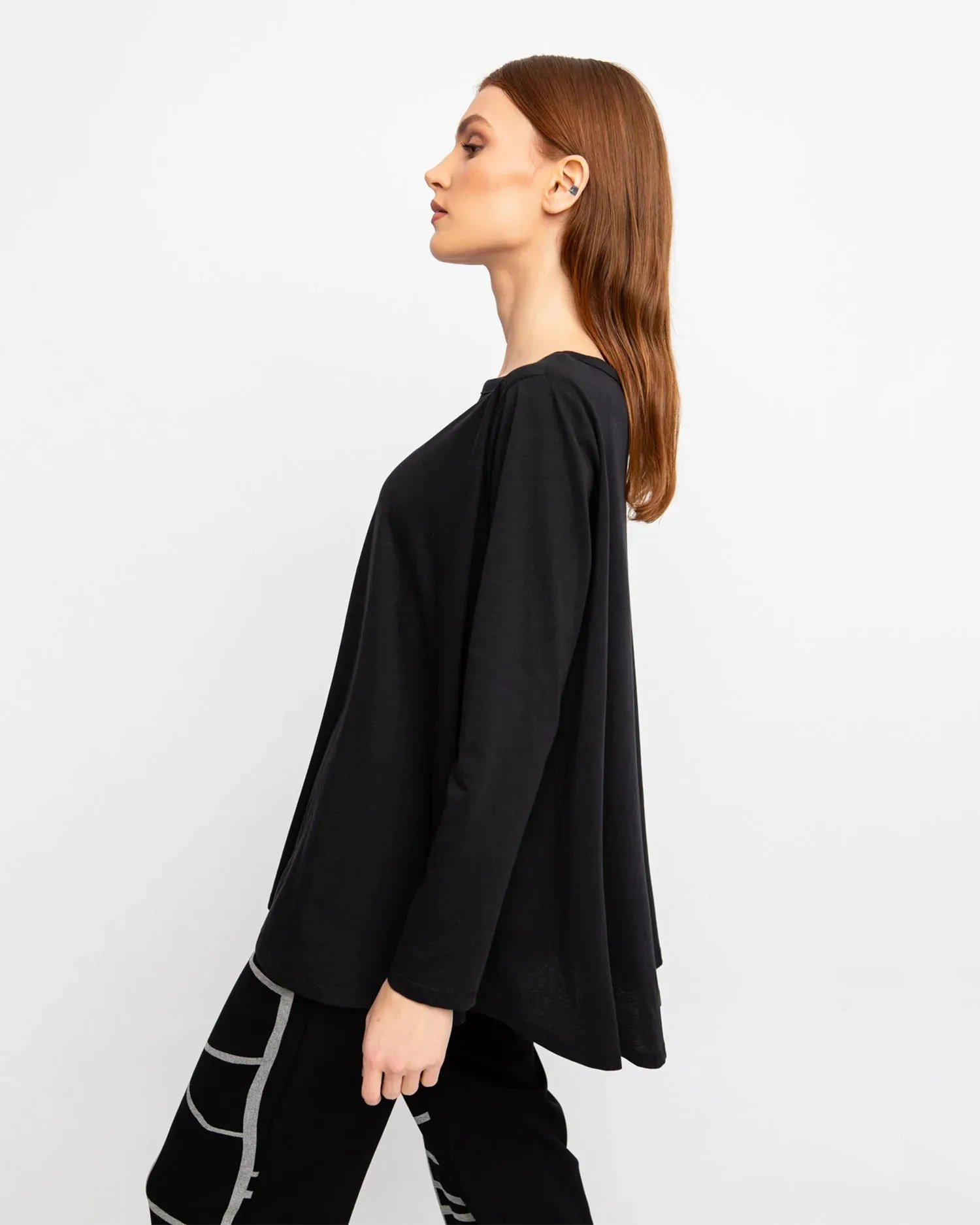 Ozai N Ku B Sharp Trapeze Top, Black