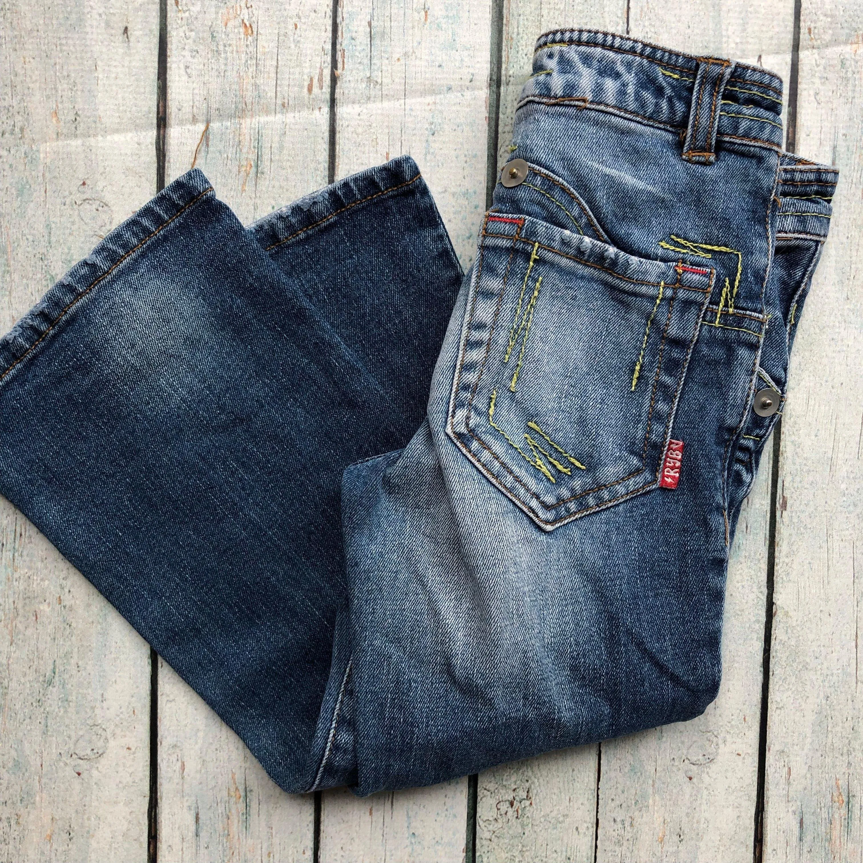 Rock your Baby distressed denim Jeans- Size 4Y