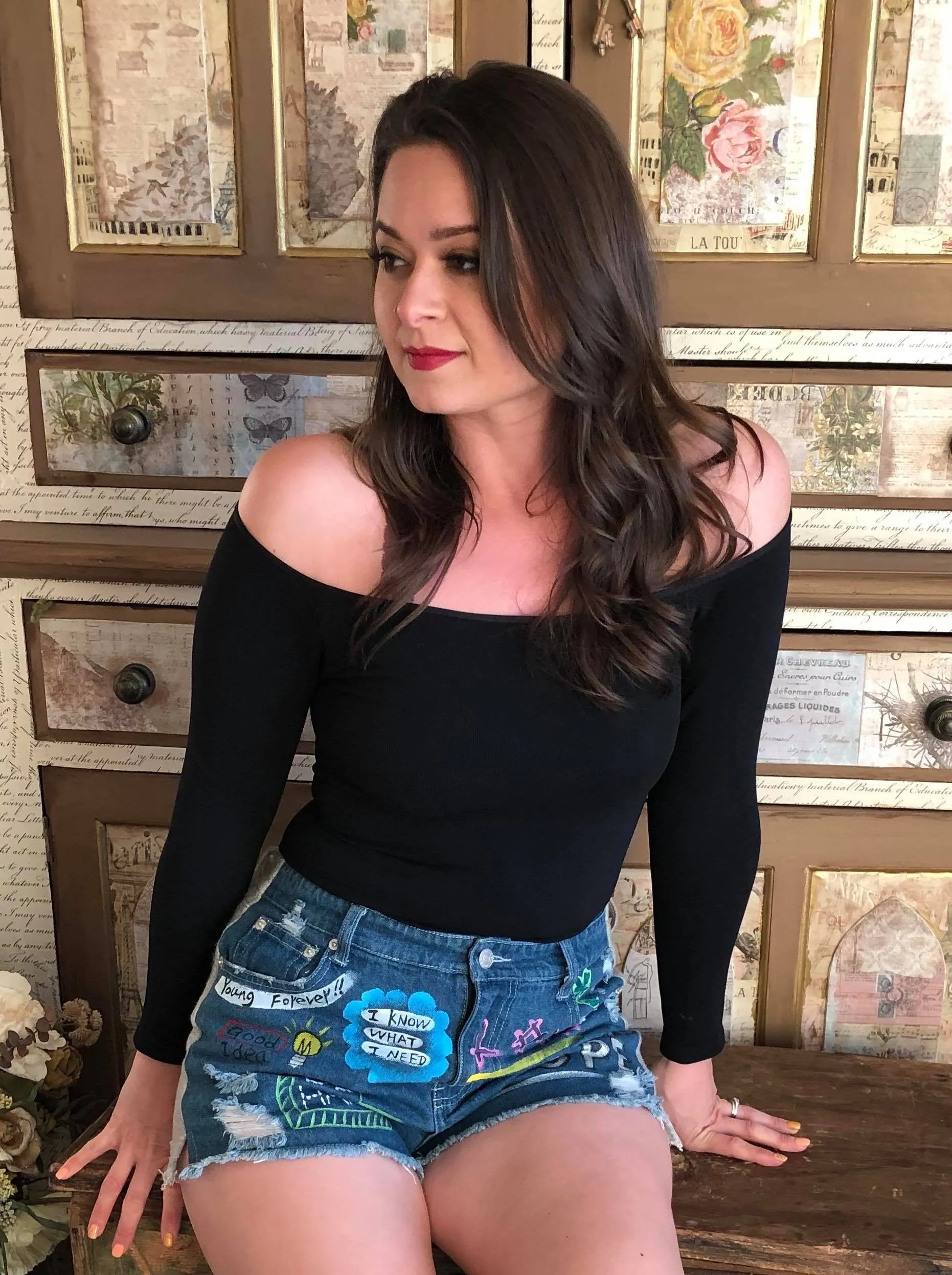 Seamless Scoopneck Top