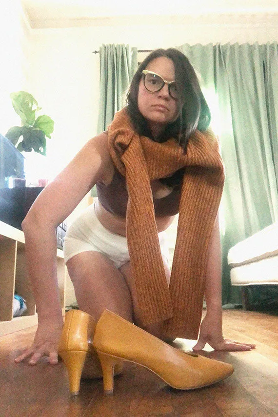 Sharp Orange Talena Sweater